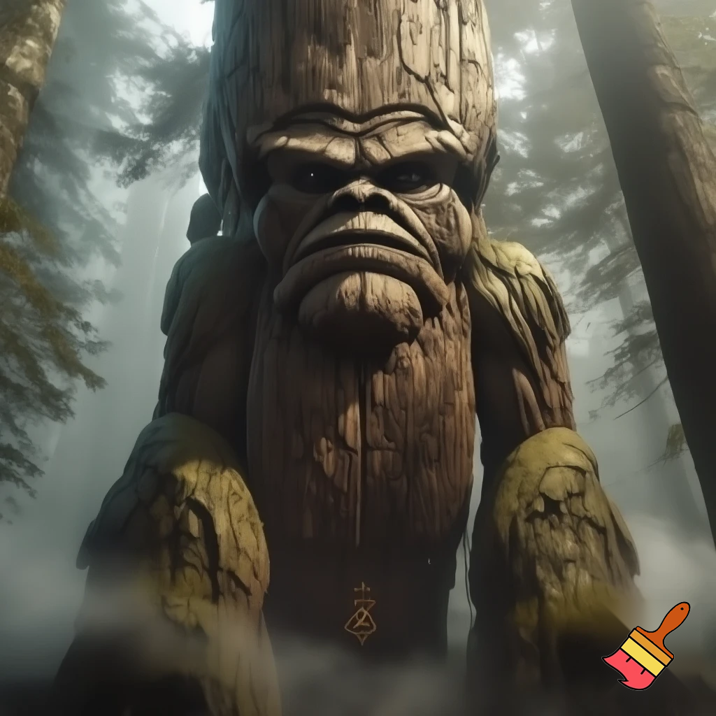 Bigfoot totem
