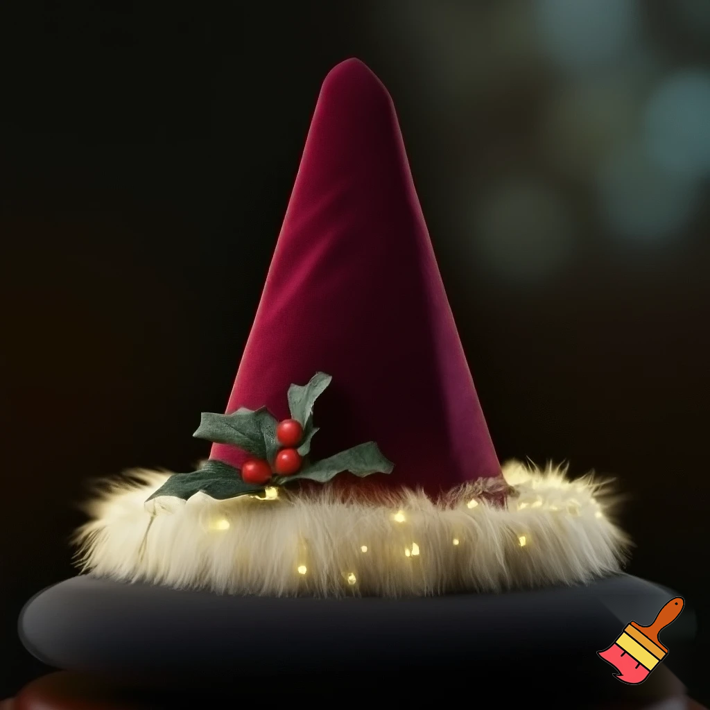 Christmas wizard hat