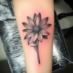march birth flower tattoo