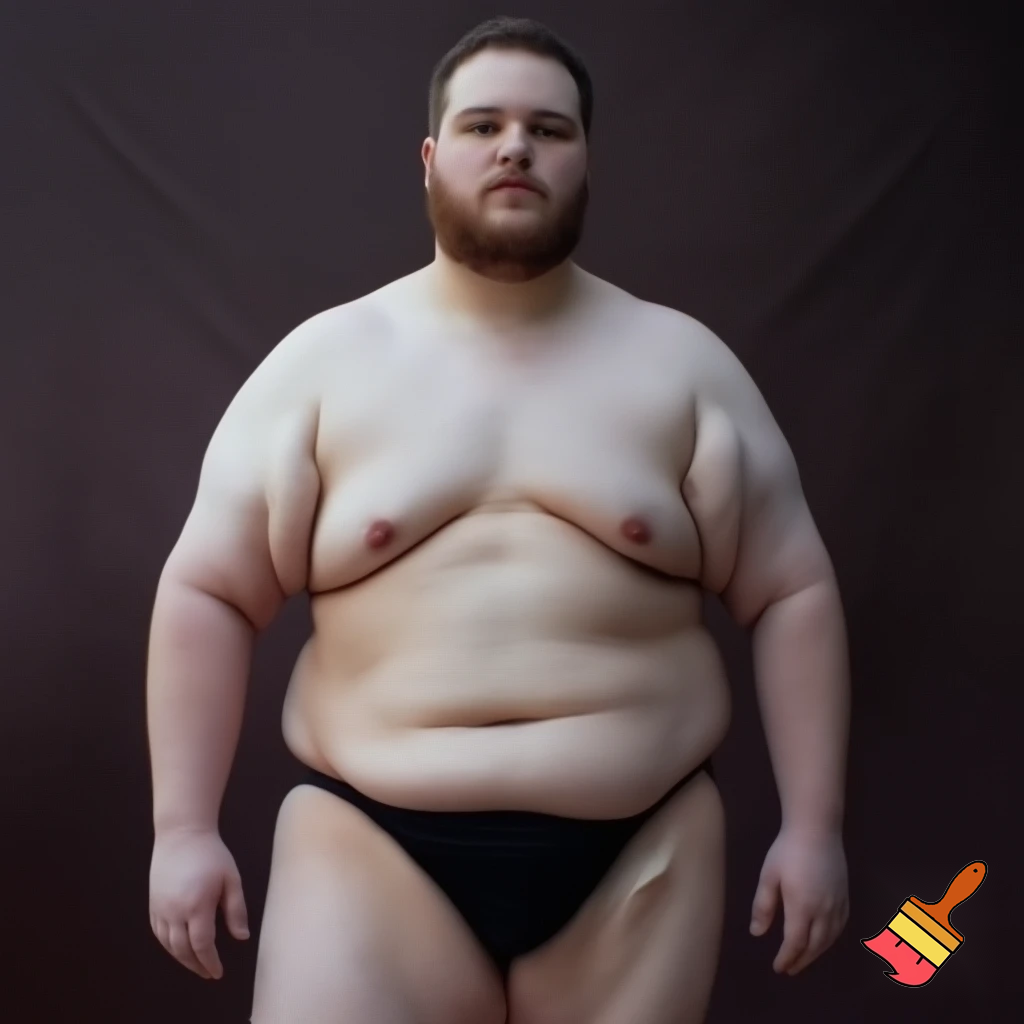 Naked man big ass in a bikini