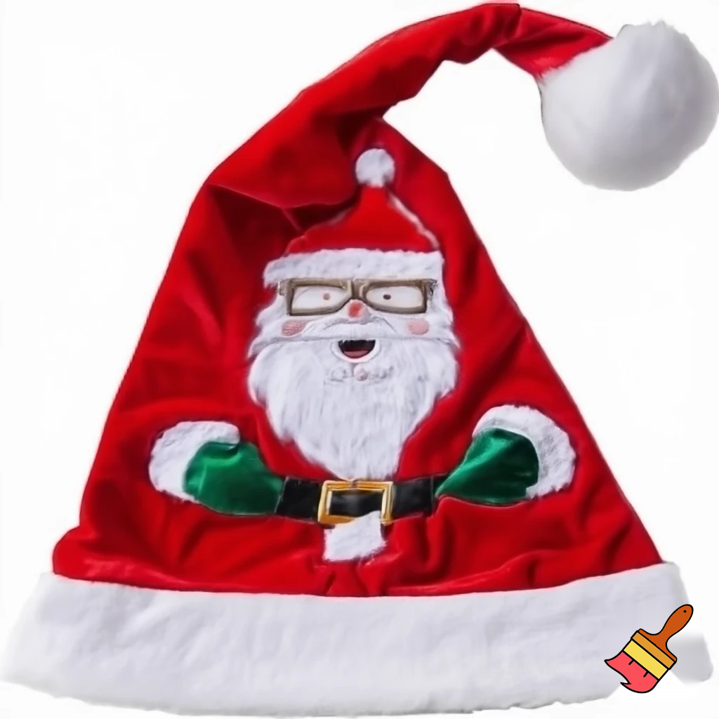 Christmas wizard hat read velvet Santa Claus hat