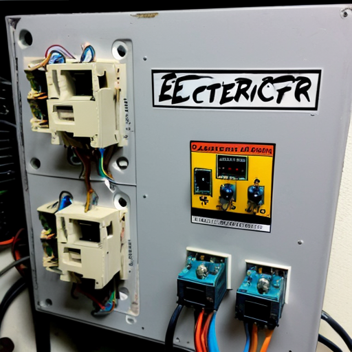 cartoon electrician confused question mark above head trying to figure our 9 wires on a motor