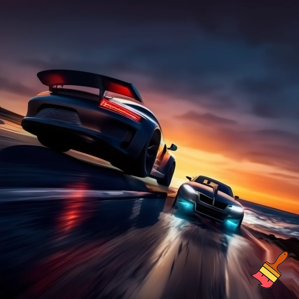 Trym berge høydhalen and Oliver kleiveland driving in a porsche 911 and a bmw m4