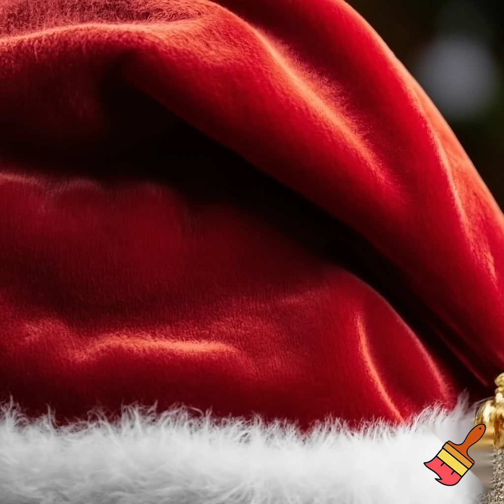 Christmas Santa Claus velvet hat delicate special delicate hat