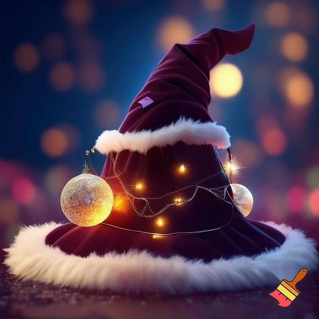 How was it costume wizard hat Christmas hat costume?