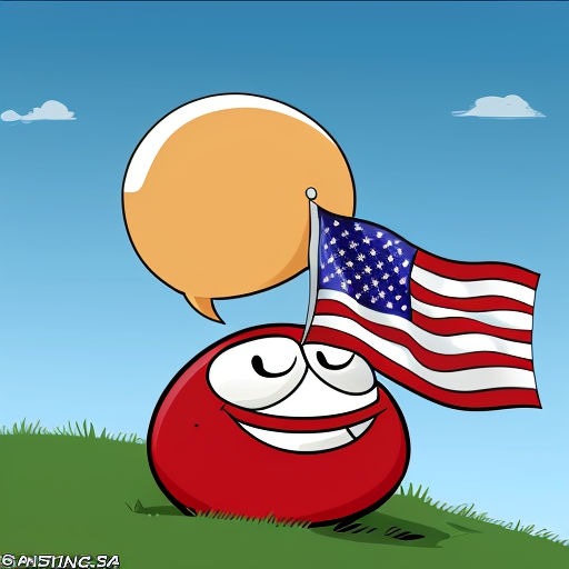 Cartoon Like USA Countryball