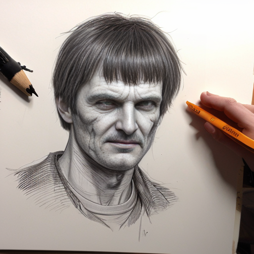 체인소맨 시이를 캐릭터적으로 그려줘