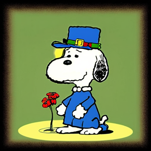 San Patrick snoopy 

