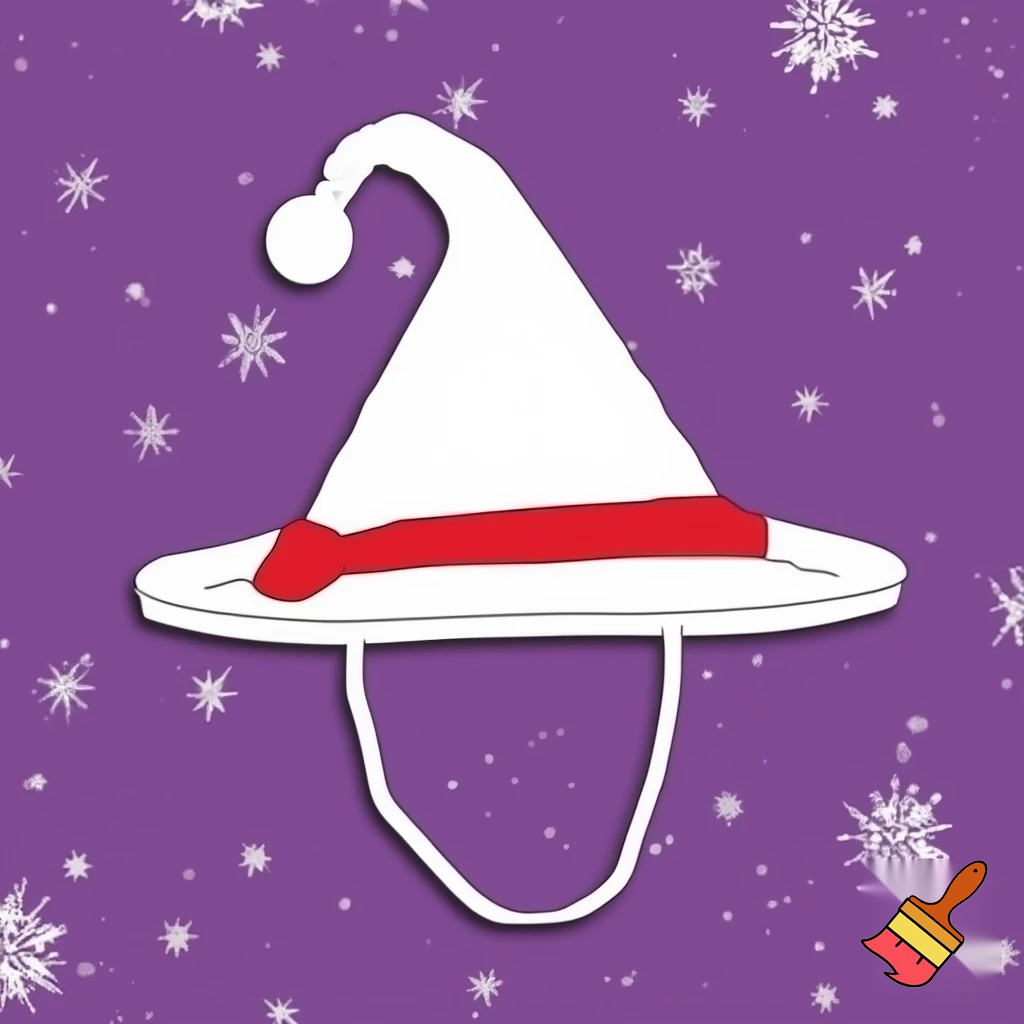 Santa Claus wizard hat📿 bendy wire hat
