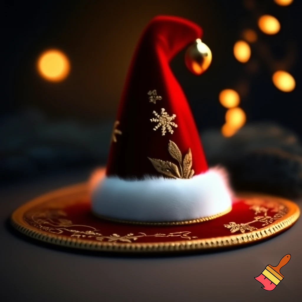Christmas wizard hat