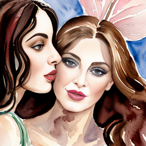 egy francia nő megpróbálja egy vöröshajú tündért megölni. mindketten gyönyörűek. Túlzó arányok, humoros, dinamikus, kaotikus, élénk színek, szürreális képregény-hatás, a háttérben X² jelek