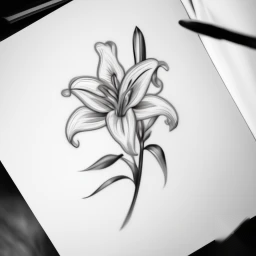 may birth flower tattoo
