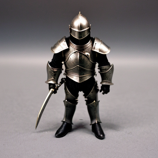 Small man in armor
