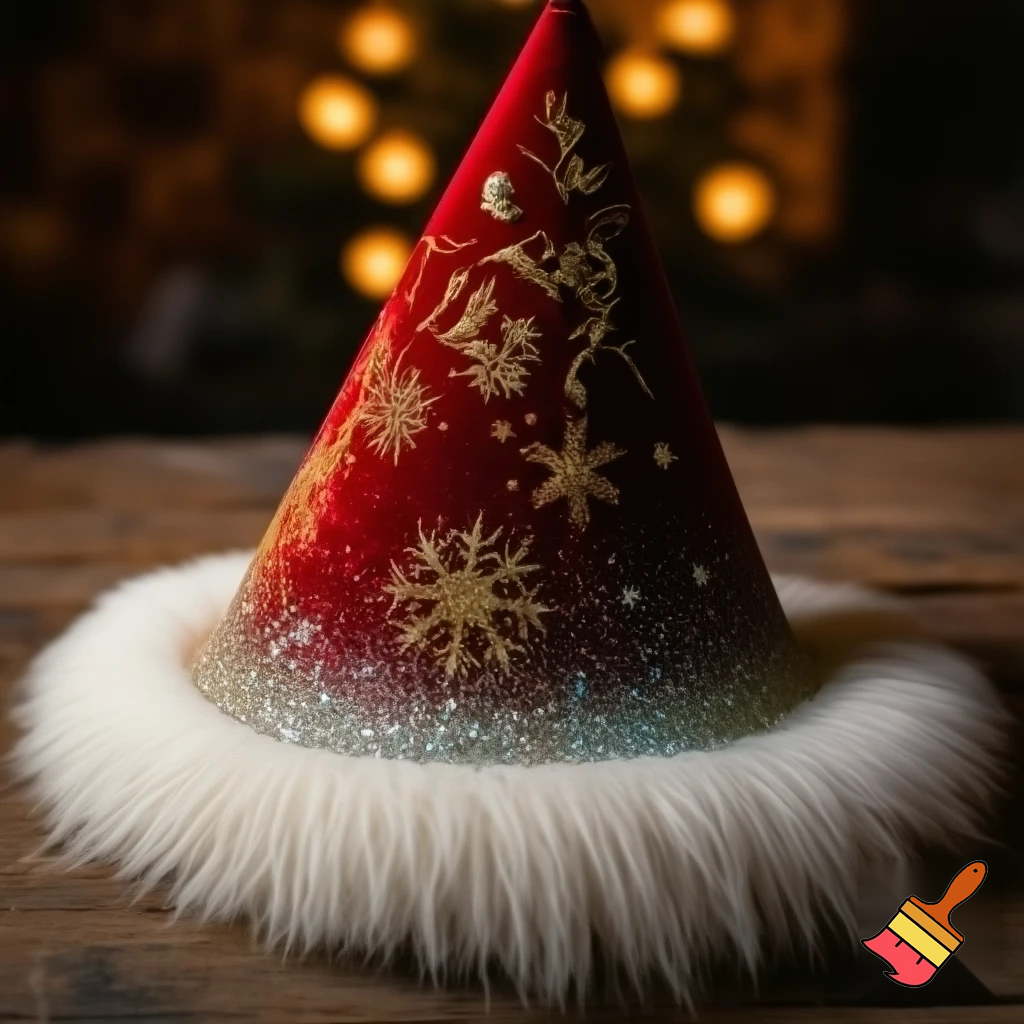 A wizard Christmas hat