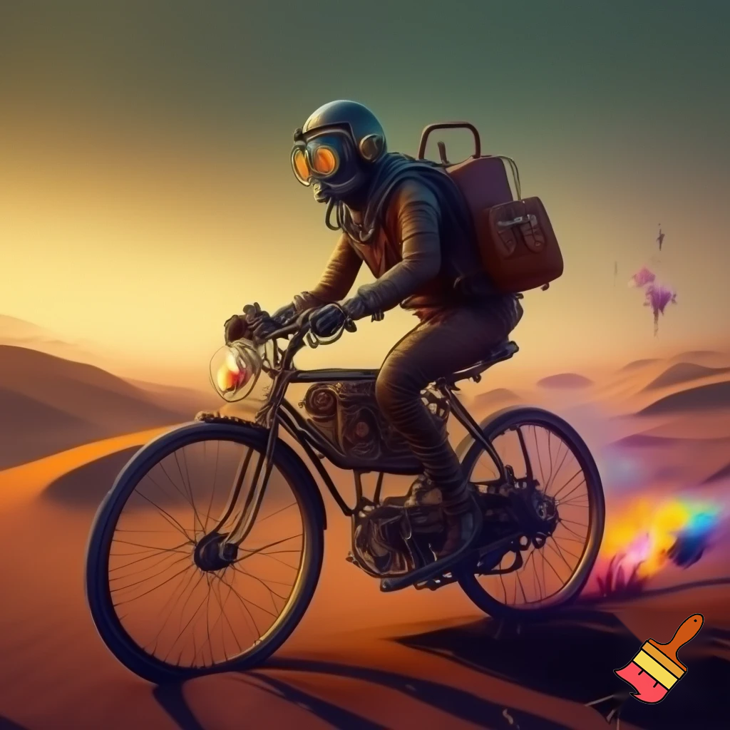 un ciclista di altri tempi