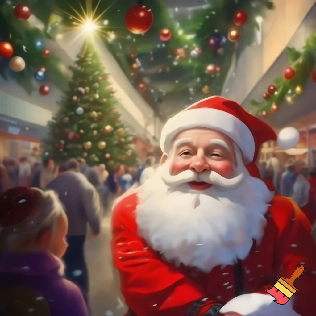 Santa Claus at Cranbourne shopping Centre