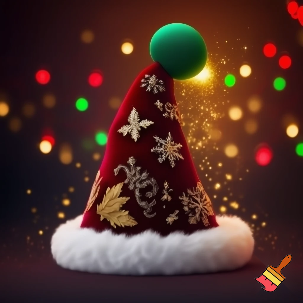 Christmas wizard hat