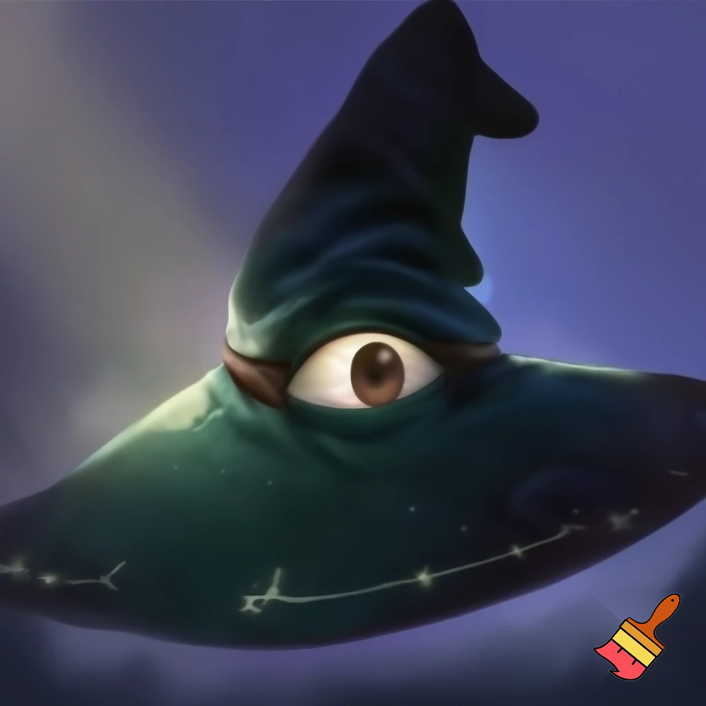 Talking witches hat velvet big surprise a velvet