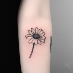 april birth flower tattoo