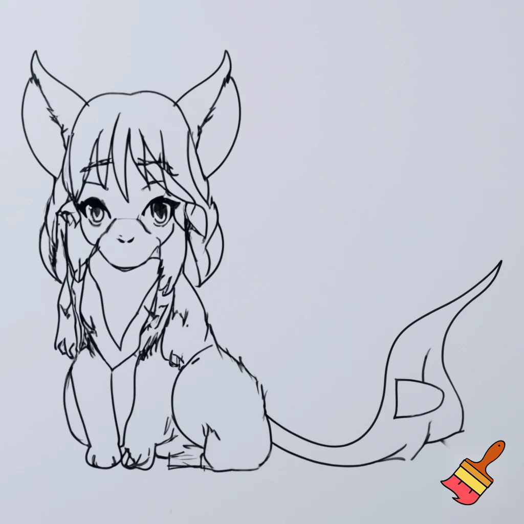 A teacher beautiful   made with caryon drawing in white background 
