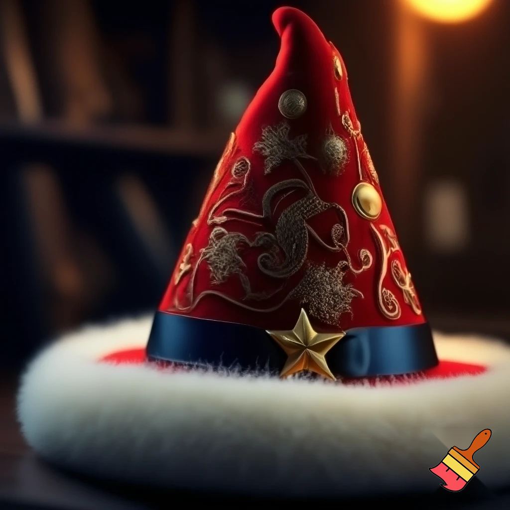 Christmas wizard hat