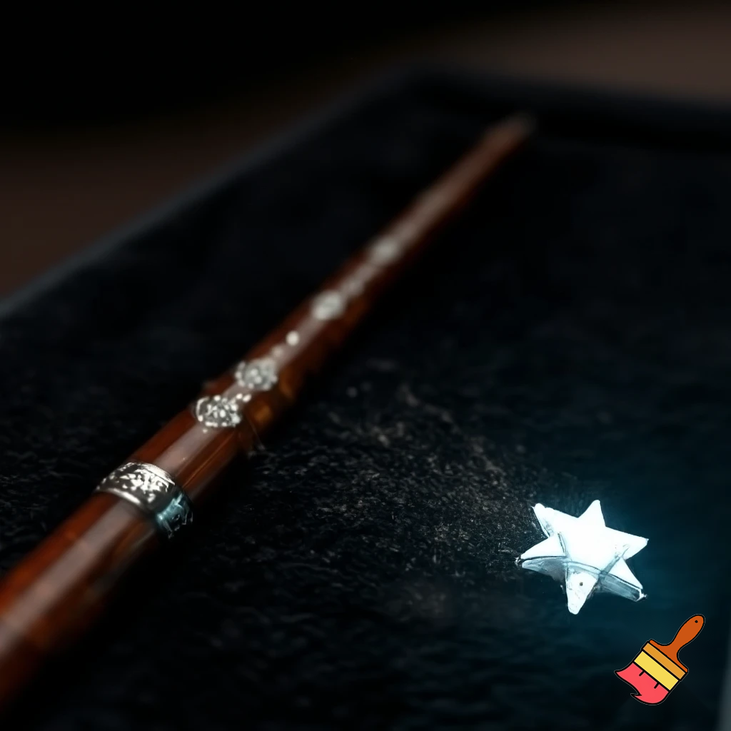 A star magic wand