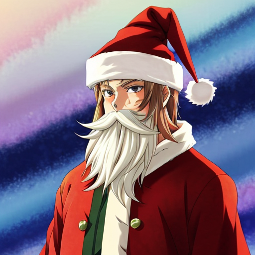 Santa closest wizard hat velvet and fabric