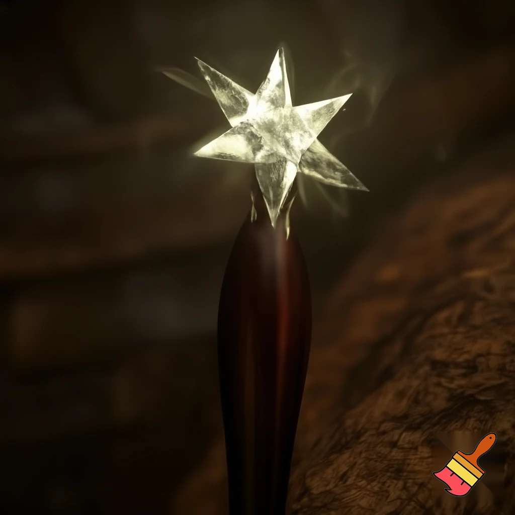 Magic walking stick with a star💫🌟⭐️🌠