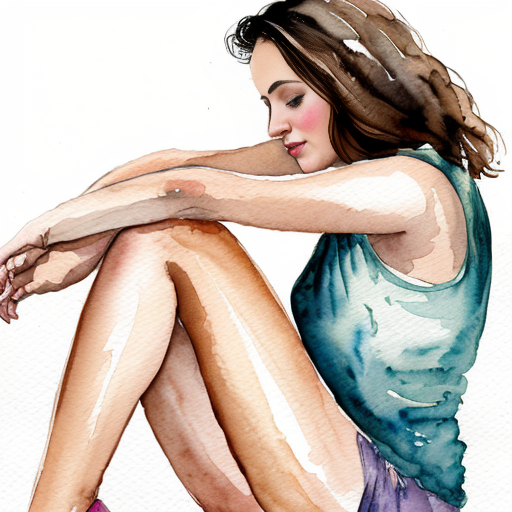 Fnf Gf with her leg behind her head.