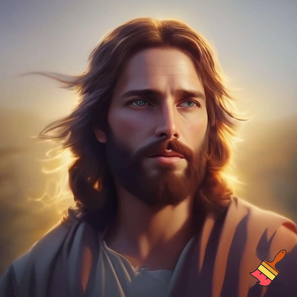 Jesus christ with ginger hair