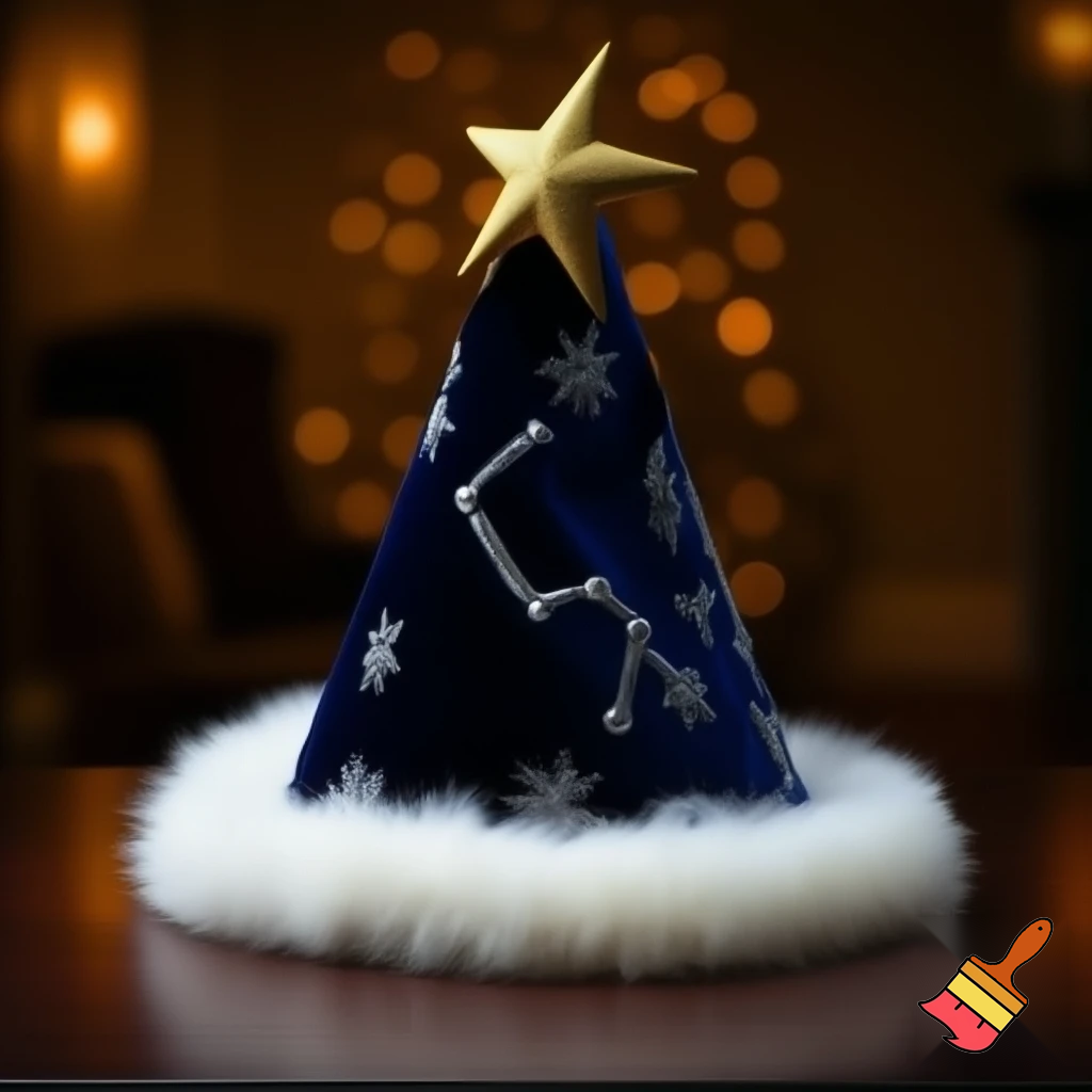 A wizard Christmas hat