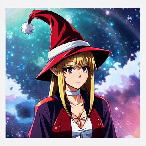 Christmas wizard hat
