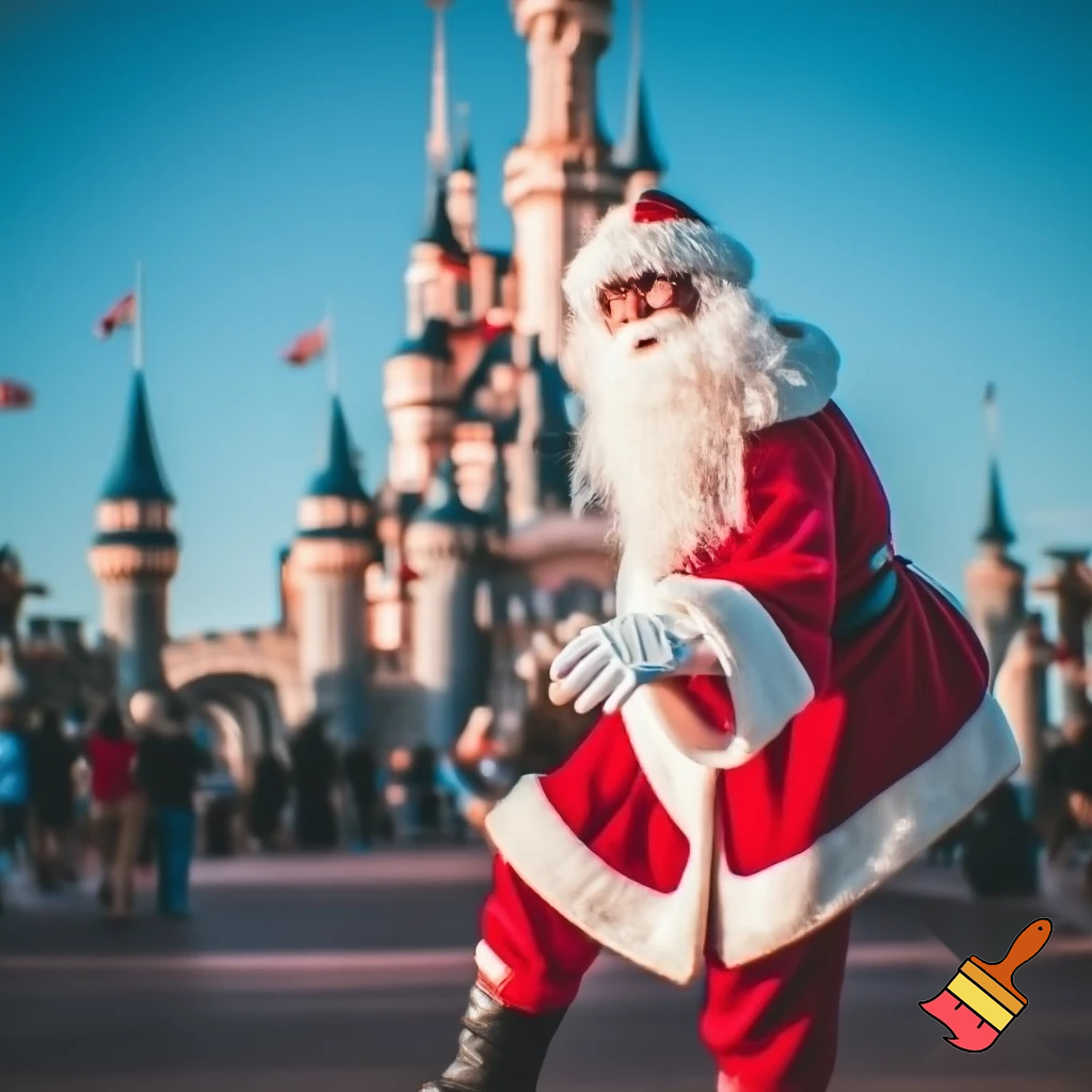 Paris Disneyland star Santa Claus🌠