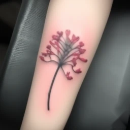 june birth flower tattoo
