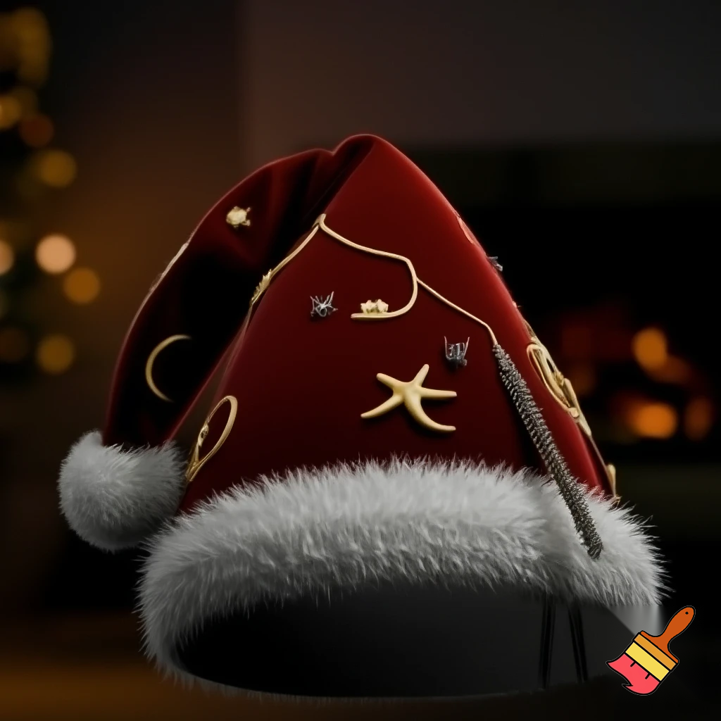 Christmas wizard hat