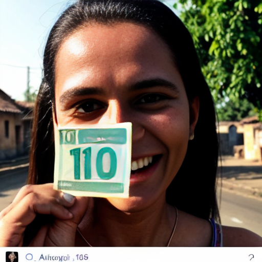 Huge green Hulku smiling happily after finding a 10 rupee note on the road in a village, joyful expression, dramatic cinematic lighting, dusty village road, realistic 3D animation style, Instagram reel format 9:16