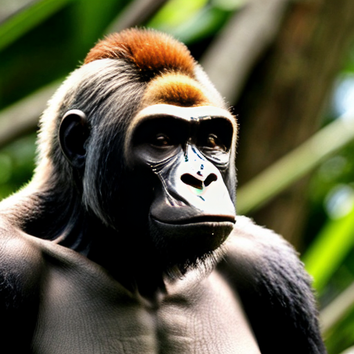 Mutant gorilla    

This animal is an animal with gorilla black head and legs, neck like giraffe and body like dinosaur. This creature lives on the island of the bees in the south Africa. That means he has bee’s wings too... It can eat lizards, spiders, snakes and obviously insect. It already lives like more than 2000 years before our era, and it is not in the museum because it's very dangerous. 

 