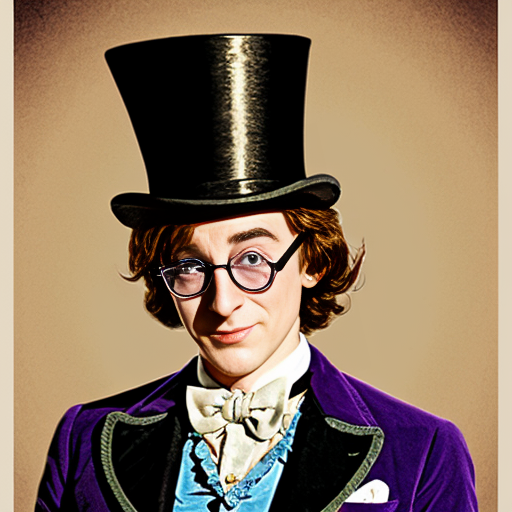 Top hat Willy Wonka