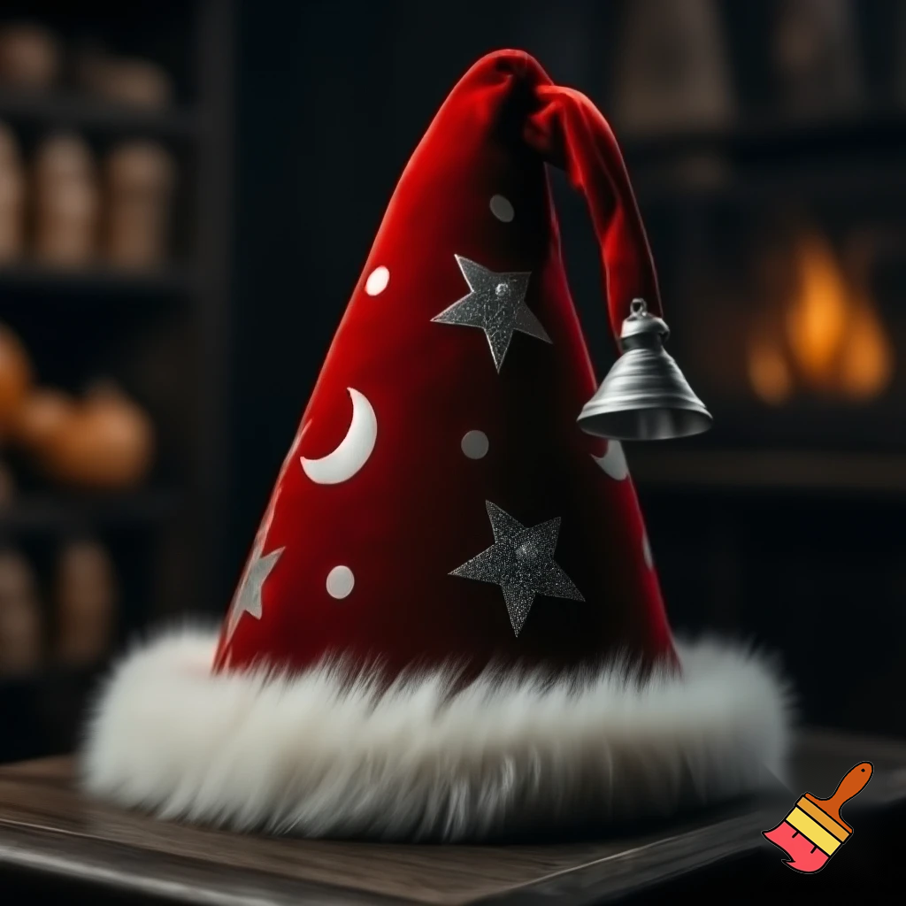 A wizard Christmas hat