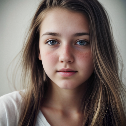 watercolor photograph of a  teen s, her hair is long and dirty dark blonde, hyper-realistic skin, charming face, , bright dark eyes, the light falls on the face c, masterpiece, hyperrealistic, hyperrealistic, detailed and perfect face, angelic look, detailed skin, serene atmosphere, high quality,,  black and white,, , tummy, 