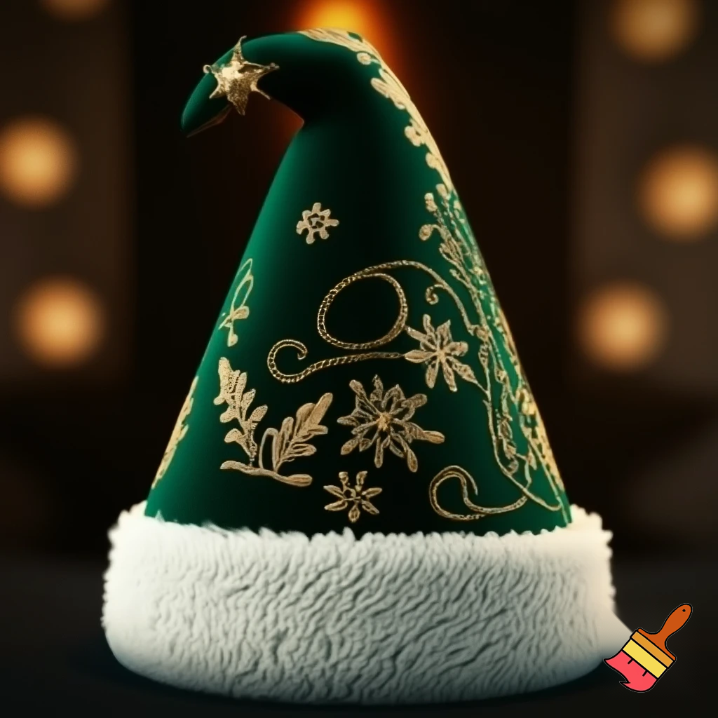 Christmas wizard hat
