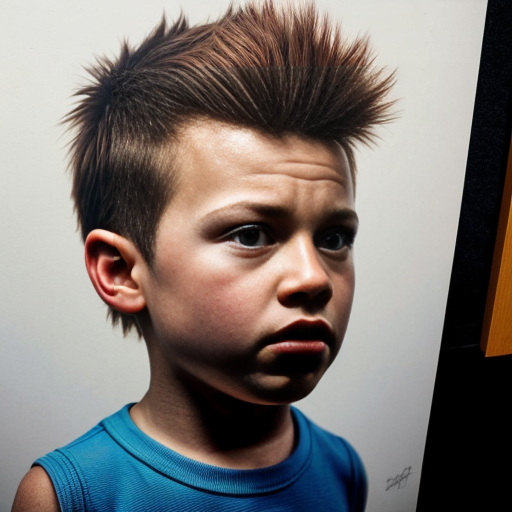 photo realistic bart simpson