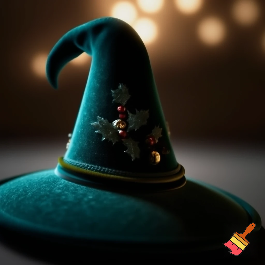 Christmas wizard hat