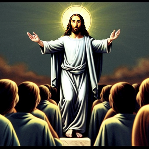 picture of Jesus leaving the 99 to save the 1