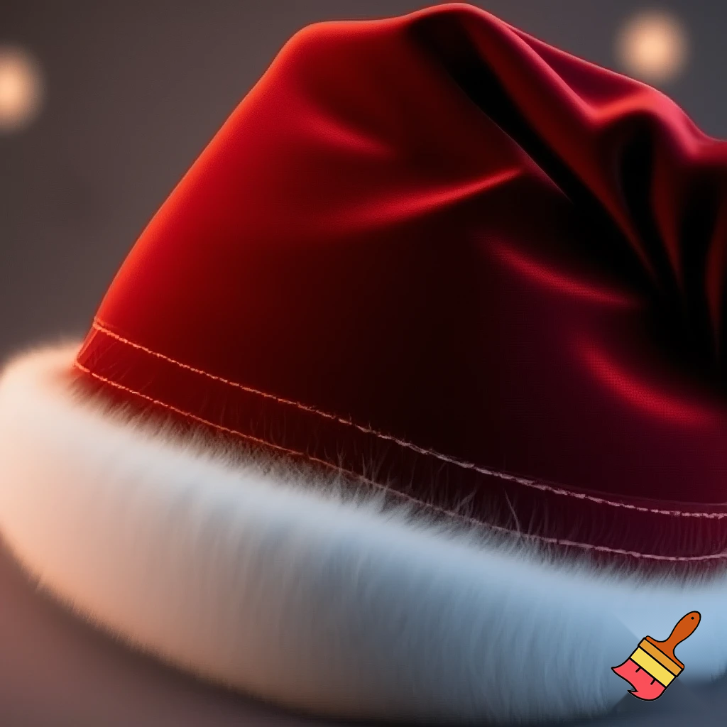 Christmas Santa Claus velvet hat delicate special delicate hat