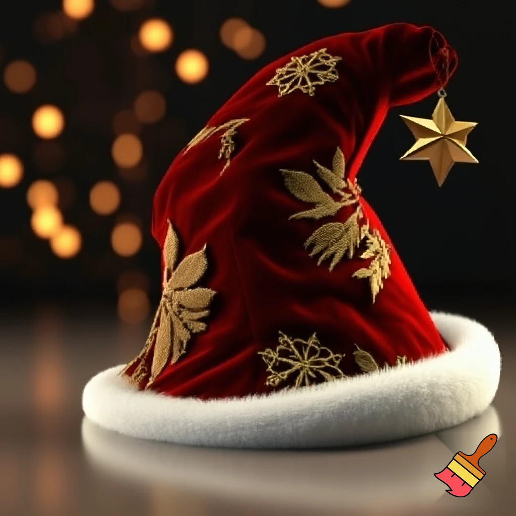 Christmas wizard hat