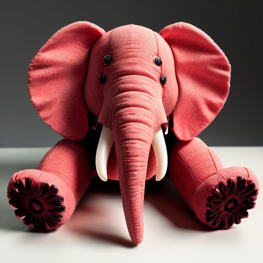 strawberry elephant ai creepy realistic
