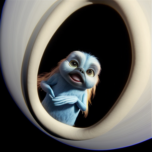 make a blue lorax that is on saturn
