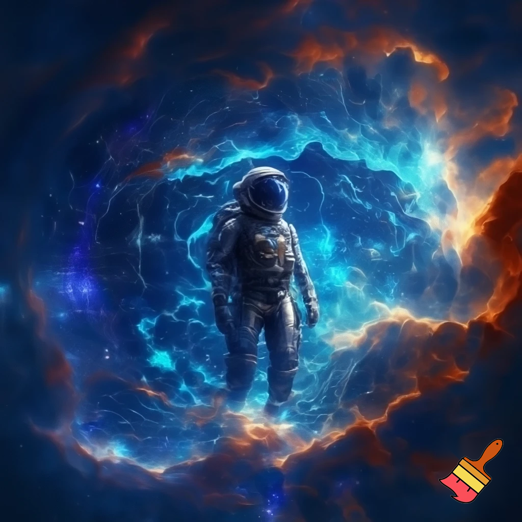 Create some space inspired art about the book The Beginners Guide To Artificial Intelligence by Frank Dartey Amankonah