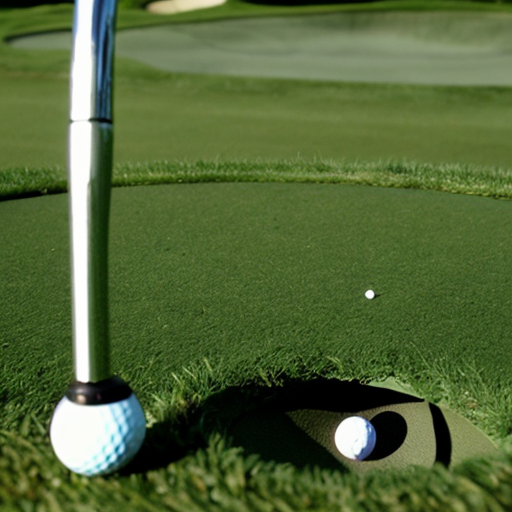 an animal playing golf
